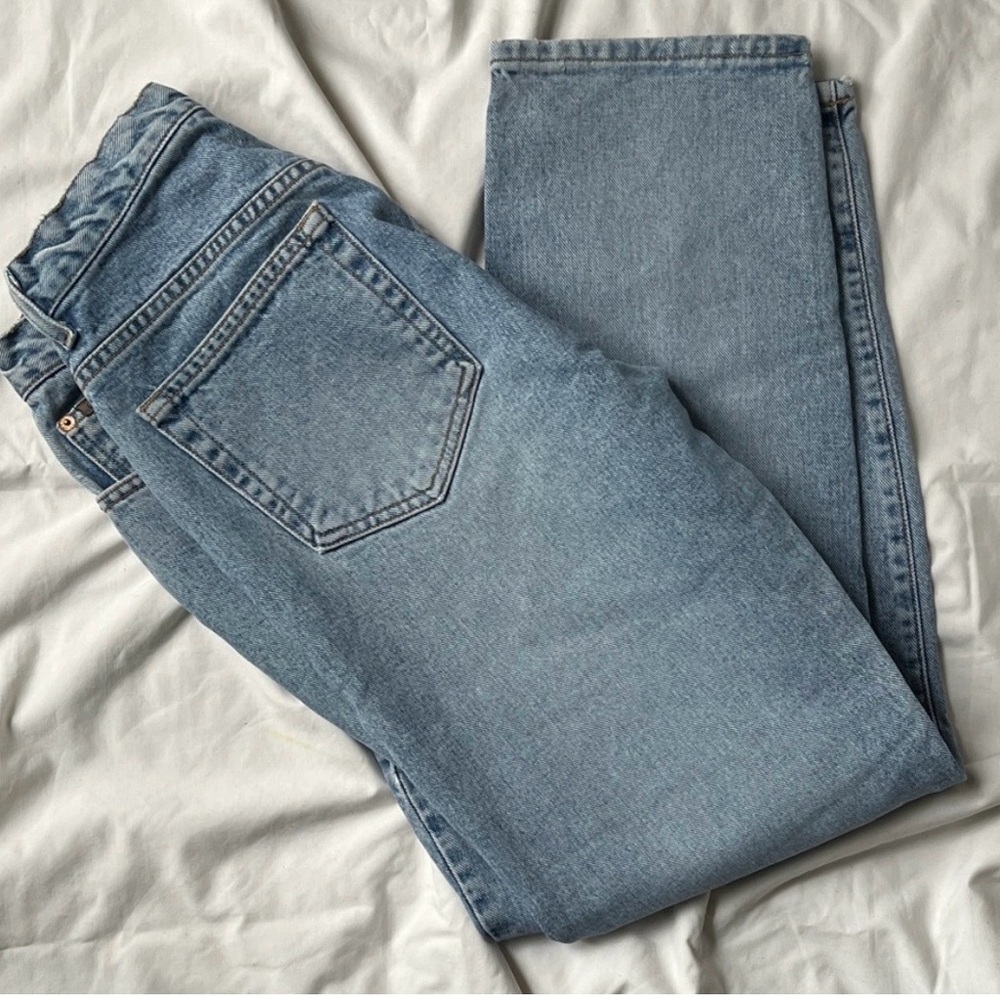 CALVIN KLEIN Medium Wash SIZE 10 100% Cotton Easy Fit Vintage Jeans Inseam 30”